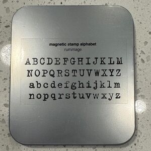Magnetic Alphabet Stamp Set